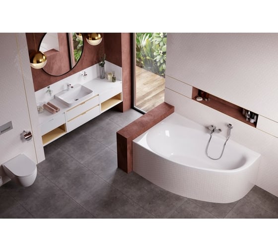 Ванна Excellent Kameleon 170x110 см, левая WAEX.KML17WH