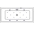 Ванна Excellent Heaven Slim 160x75 см "RELAX" хром WAEX.HEV16S.RELAX.CR 2
