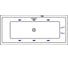 Ванна Excellent Heaven Slim 180x80 см "LINE" хром WAEX.HEV18S.LINE.CR 2
