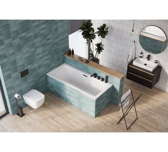 Ванна Excellent Heaven Slim 180x80 см WAEX.HEV18WHS