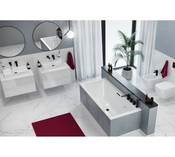 Ванна Excellent Heaven Slim 180x80 см WAEX.HEV18WHS