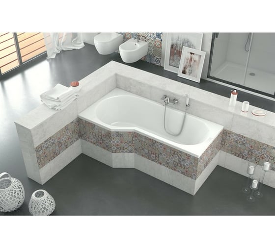 Ванна Excellent Be Spot 160x80 см, левая WAEX.BSL16WH