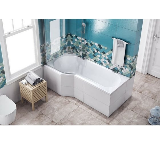 Ванна Excellent Be Spot 160x80 см, левая WAEX.BSL16WH