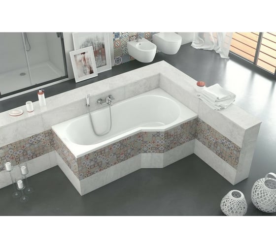 Ванна Excellent Be Spot 160x80 см, правая WAEX.BSP16WH