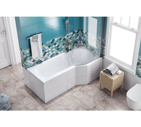 Ванна Excellent Be Spot 160x80 см, правая WAEX.BSP16WH