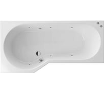 Ванна Excellent Be Spot 160x80 см, левая "SOFT" хром WAEX.BSL16.SOFT.CR