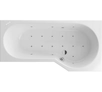 Ванна Excellent Be Spot 160x80 см, правая "RELAX" хром WAEX.BSP16.RELAX.CR