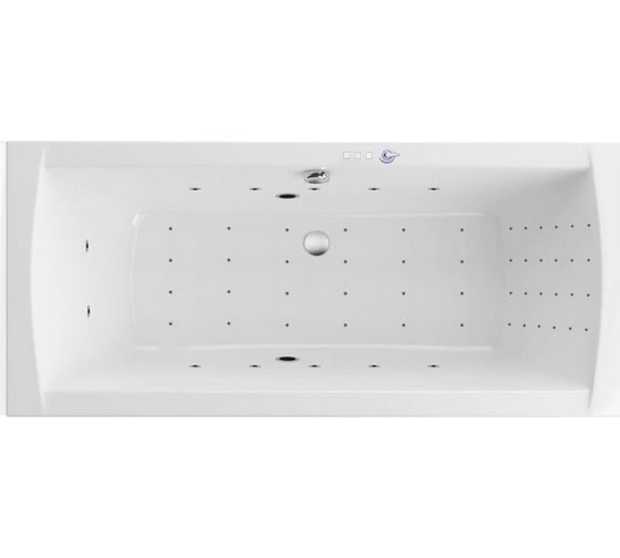 Ванна Excellent Aquaria Lux 180x80 см "NANO" хром WAEX.AQU18.NANO.CR