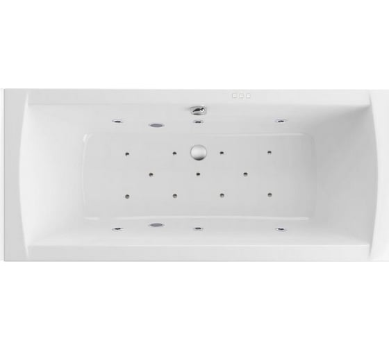 Ванна Excellent Aquaria Lux 180x80 см "RELAX" хром WAEX.AQU18.RELAX.CR