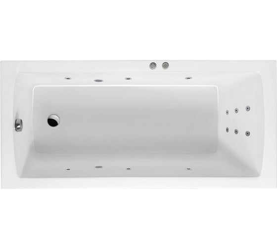 Ванна Excellent Aquaria 170x75 см "LINE" хром WAEX.AQU17.LINE.CR