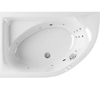 Ванна Excellent Aquarella 150x100 см, левая "LINE" хром WAEX.ARL15.LINE.CR