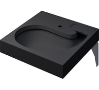 Раковина для ванной над стиральной машиной uperwood Comforty_60х60 см, черная матовая 2930205138