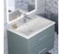 Раковина кварцевая для ванной uperwood Foster Quartz_70 см, белая матовая, жасмин 291030032 3