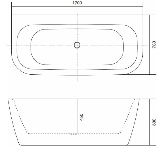 Акриловая ванна AQUATEK АЛТЕЯ отдельностоящая AQ-123778 00000123879