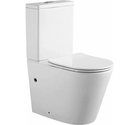 Напольный унитаз AQUATEK ВЕГА AQ2904-00 безободковый, с бачком 00000114587
