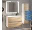 Подвесная тумба с раковиной для ванной uperwood Barsa_80 см, раковина белая, тумба белая/дуб сонома 293020534 3