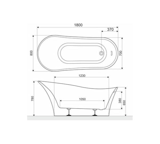 Ванна Excellent Mirage 2.0 180x80 WAEX.MRP2.18WH