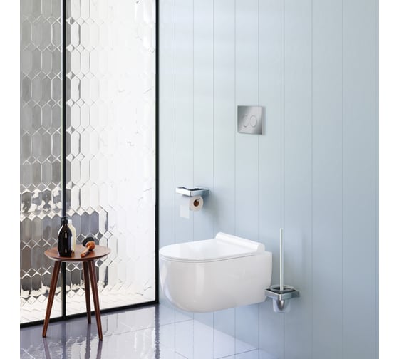 Подвесной унитаз Damixa Scandinavian Pure без ободка с сиденьем микролифт DX36C1701SC