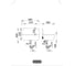 Настенный умывальник STYRON пластик (STY-350) 2