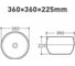 Керамическая накладная раковина Art&Max AM3510 2