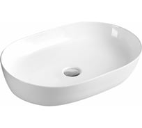 Керамическая накладная раковина Art&Max белый глянец, 610x410x135 мм AM5415-W