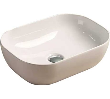 Керамическая накладная раковина Art&Max белая, 455x325x135 мм AM-78105