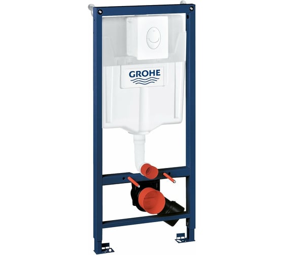 Инсталляция для унитаза GROHE 38722001 Rapid SL 6-9 л, 1.2 м, в комплекте (38528+38558+38505SHO) 38722001