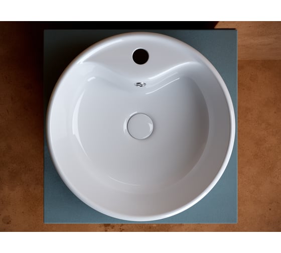Умывальник Ceramicanova Element чаша накладная, круглый, 400х400х150 мм CN5027
