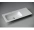 Накладной прямоугольный умывальник Ceramicanova Element 1010х457х137 мм, чаша слева CN7014 1