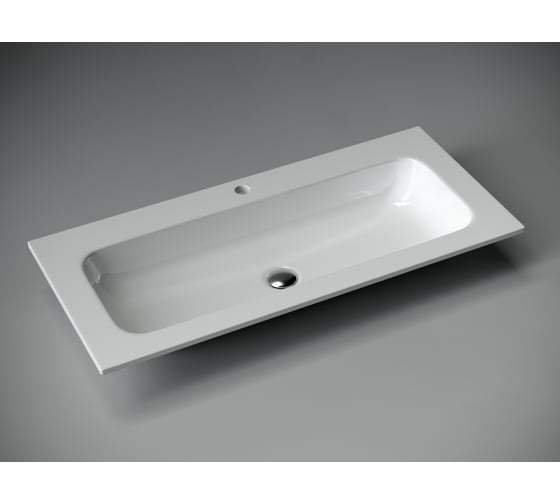 Накладной прямоугольный умывальник Ceramicanova Element 1010х457х137 мм CN7013