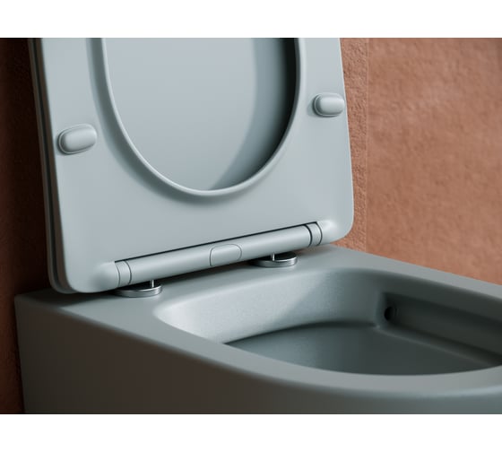 Подвесной унитаз Ceramicanova Balearica Rimless антрацит матовый CN6000MH