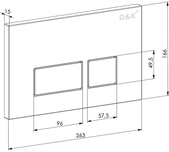 Комплект D&K подвесной безободковый унитаз DK Venice 515х355х365 мм, сиденье микролифт, белый DS1021605