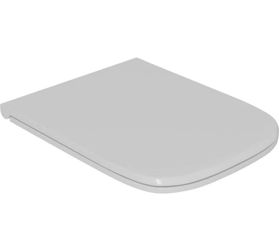 Подвесной безободковый унитаз D&K DK Quadro 530х360х365 мм, сиденье микролифт, белый DT1516016