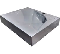 Раковина над стиральной машиной MARKO "ЭЛИСТА" 60x50x10 с декоративной накладкой-мыльницей 5237600