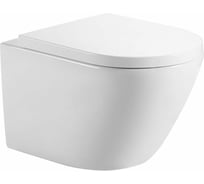 Подвесной унитаз с сидением Aquanet ZVEZDA -2 Soft Close -SLIMSEAT 00303978