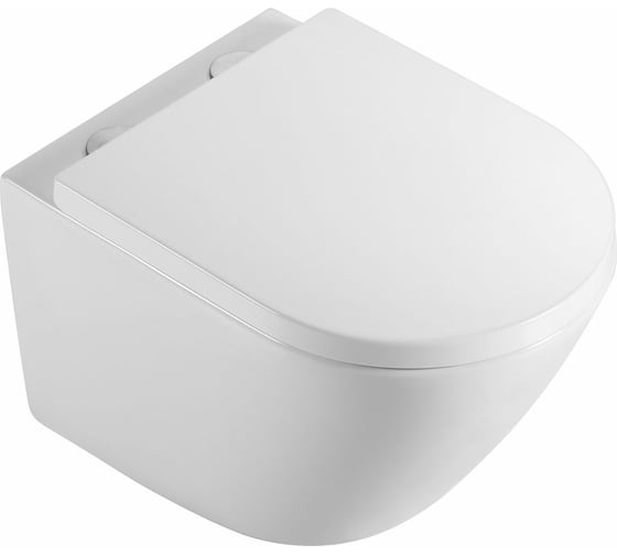 Подвесной унитаз с сидением Aquanet ZVEZDA -2 Soft Close -SLIMSEAT 00303978