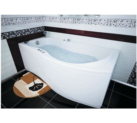 Ванна Aquanet BORNEO R 170x75x90 на каркасе + панель 00310233