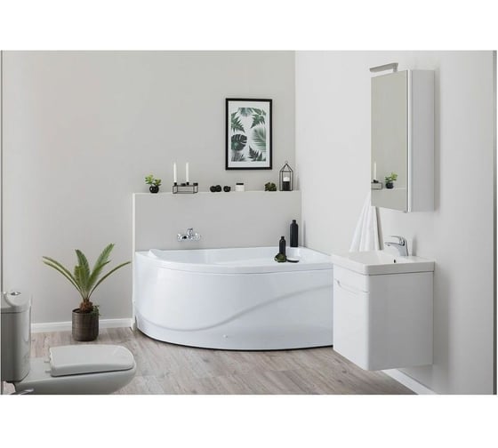 Ванна Aquanet GRACIOSA 150x90 R на каркасе + панель 00310240