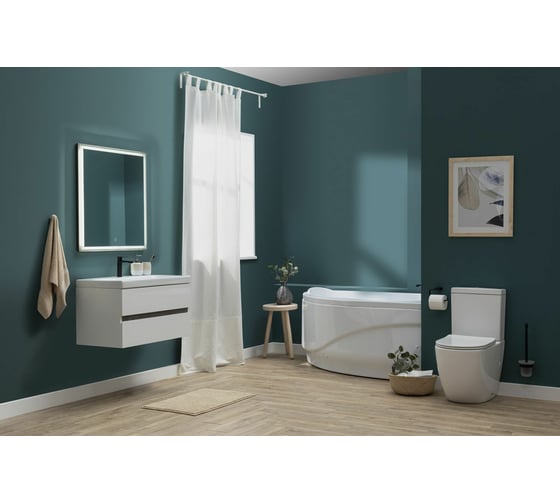 Ванна Aquanet GRACIOSA 150x90 R на каркасе + панель 00310240