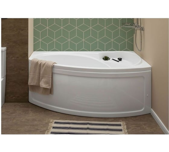 Ванна Aquanet JERSEY 170x90 R на каркасе + панель 00310244