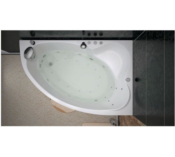 Ванна Aquanet MAYORCA 150x100 R на каркасе + панель 00310246