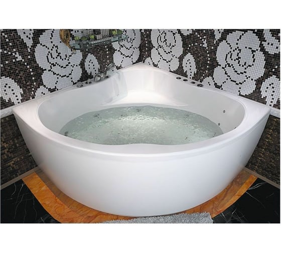 Ванна Aquanet PALAU 140x140 на каркасе + панель 00310247