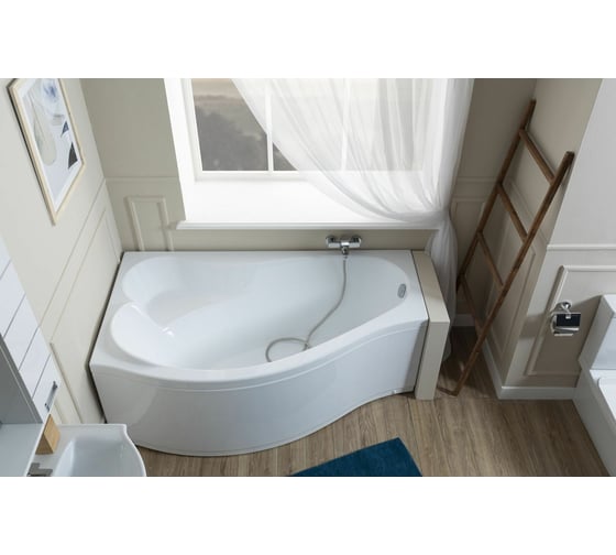 Ванна Aquanet PALMA 170x90x60 L на каркасе + панель 00310248