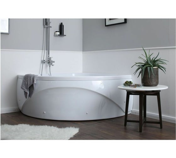 Ванна Aquanet VITORIA 130x130 на каркасе + панель 00310252