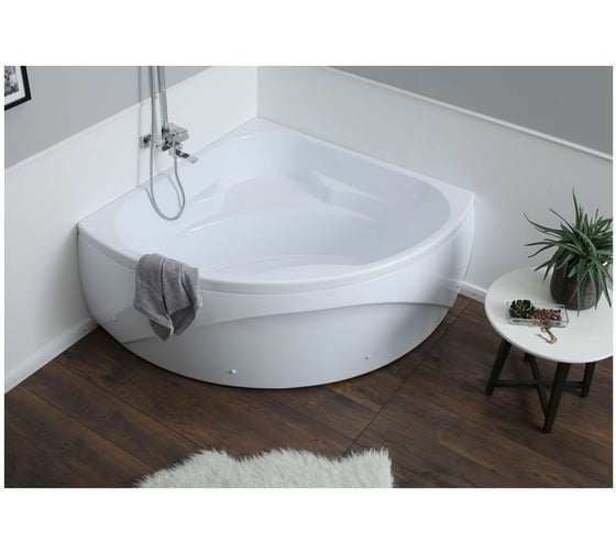Ванна Aquanet VITORIA 130x130 на каркасе + панель 00310252