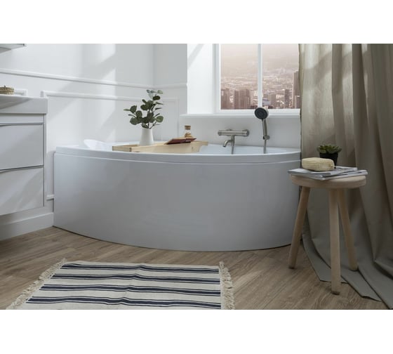 Ванна Aquanet LYRA 150x100 L на каркасе + панель 00310253