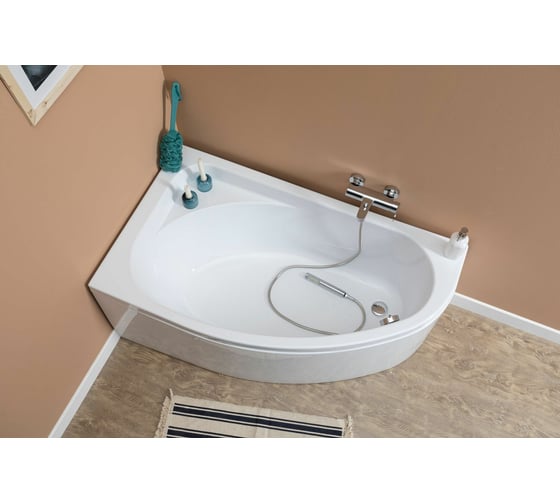 Ванна Aquanet MIA 140x80 R на каркасе + панель 00310256