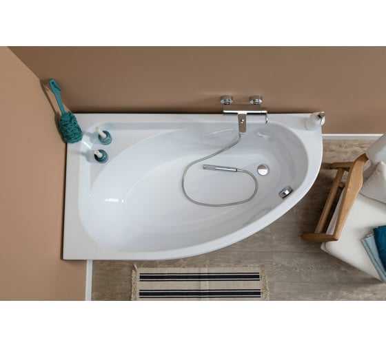 Ванна Aquanet MIA 140x80 R на каркасе + панель 00310256