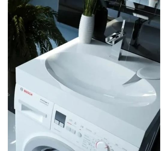 Reflexion home Раковина Reflection alpha для установки над стиральной машиной (60x55 см) RF6055AL