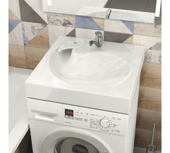 Reflexion home Раковина Reflection beta для установки над стиральной машиной (60x60 см) RF6060BT